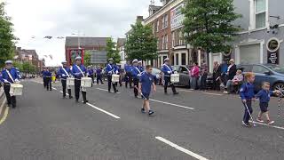 Derrylee Flute Band  13th July Feeder Parade In Portadown 2021 [upl. by Leuneb]