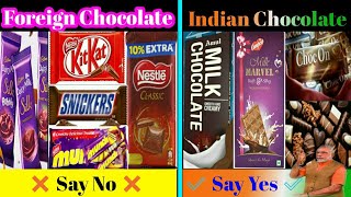 Indian Chocolate vs Foreign Chocolate  Indian Chocolate brands  Dairy milk Amul Nestle Ferrero [upl. by Eerised]