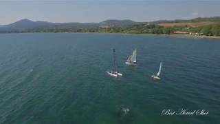 Lago di Bracciano by drone [upl. by Dorrahs]