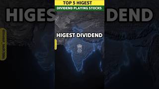 Top 5 higest dividend paying stocks in India  Dividend paying stocks to buy shorts ytshorts [upl. by Yhtorod]