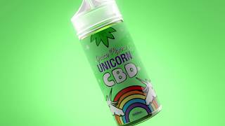 UNICORN CBD  100ML  1000MG  CBD VAPE JUICE [upl. by Elnukeda642]