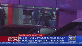 16YearOld Fatally Shot In South Loop Parking Garage [upl. by Odysseus]