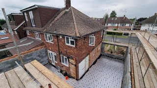 Double storey extension  Rear Single storey extension  Start To End [upl. by Luemas]