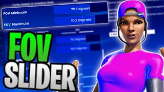 NEW BEST FOV Slider Settings for Fortnite Chapter 5  Best Controller Settings for XboxPS5PC [upl. by Nnylecoj]