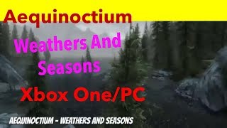 Skyrim SE Xbox One ModsAequinoctium  Weathers And Seasons [upl. by Comstock]