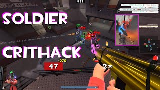 LMAOBOX TF2 Soldier Gameplay  ESP amp CritHack [upl. by Backler]