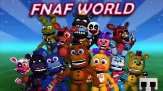 FNaF World OST  Underneath 3 Level 3 Glitch Theme Extended [upl. by Ollecram]