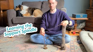 Learning To Spin On a Support Spindle [upl. by Ecaroh]