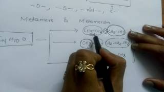 Metamerism structural isomerism [upl. by Ellison757]