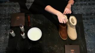 How to  UGG schoenen onderhouden [upl. by Descombes]