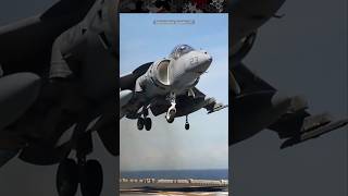 AV8B Harrier Jet Vertical Landing [upl. by Llewop37]