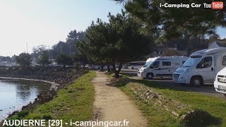 AUDIERNE 29  Aire Camping Car dans le Finistère [upl. by Eitsim16]