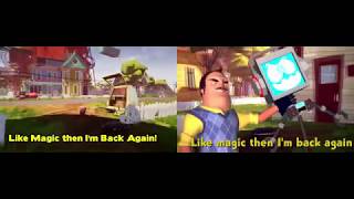 Fandroid VS Caleb Hyles HELLO NEIGHBOR SONG GOT THE BEST ON ME [upl. by Chao177]