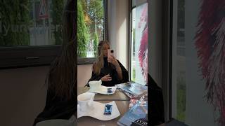 Friseur vlog💘 friseur shortvlog hairtok haarstyling blondehair girltherapy viralvideo [upl. by Runck]