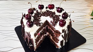 Black Forest Cake  an easy recipe that will melt in your mouth [upl. by Warden312]