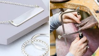 DIY Jewelry Making  How to Make a Simple chain Necklace  Tutorial [upl. by Penelope593]