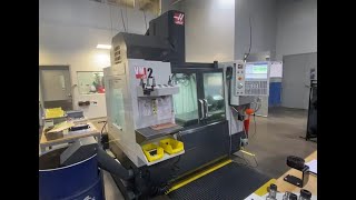 Like New  30000 RPM Machine Haas VM2 5 axis 2018 [upl. by Sonstrom]