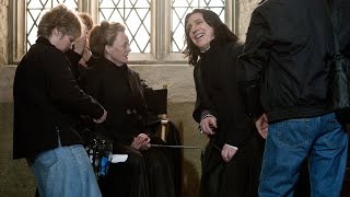 Alan Rickman Behind the Scenes of Harry Potter [upl. by Hebbe297]