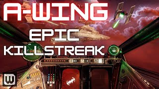 Star Wars Squadrons  EPIC AWING FLEET BATTLE KILLSTREAK Release Gameplay [upl. by Weihs383]