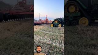 The huge plowing machine is busy in the field youtubeshorts agriculturalmachinery plowingmachine [upl. by Otrebogir741]