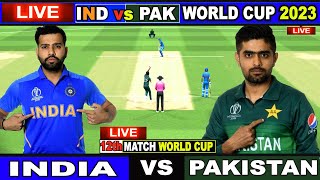 Live IND Vs PAK ICC World Cup 2023  Live Match Centre  India Vs Australia  1st Innings [upl. by Hahsia]