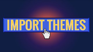 Importing Themes To Google Slides DOWNLOAD FREE THEMES [upl. by Mauchi]