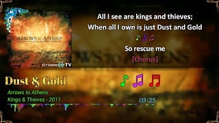 🎵 Dust and Gold  Arrows to Athens HQ  Lyrics [upl. by Dwaine]