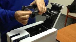 ScholarChip Primacy Printer  How to change printer ribbon [upl. by Yebot]