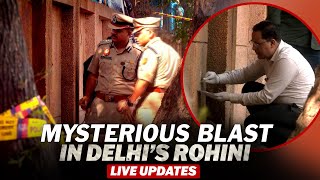 Delhi Blast LIVE Updates Loud Explosion near CRPF school in RohiniFSL NSG Commando on spot [upl. by Eecats]