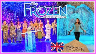 FROZEN the Musical in LONDON for 10 years of Frozen SPECIAL Performance Theatre Royal Drury Lane AD [upl. by Sabanrab]