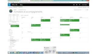 Ajouter un calendrier SharePoint [upl. by Koetke]