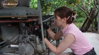 Genius Girl Challenge Restore and revive a car HONDA after many years of disuse [upl. by Aniretac]