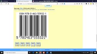 Cara Membuat Barcode ISBN Buku secara Gratis [upl. by Marzi422]