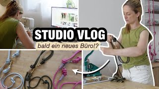 Hinter den Kulissen Hundeleinen und Halsbänder herstellen  Studio Vlog deutsch [upl. by Natlus]