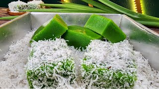 Rahsia KUIH KASWI PANDAN BERGEDIK Sukatan Cawan  Kuih Muih Tradisional [upl. by Turne]