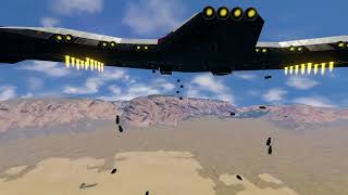 Space Engineers  Warlock Carpet Bombing [upl. by Federico366]