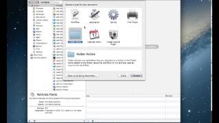 MAC OS X Automator feature [upl. by Esirec]