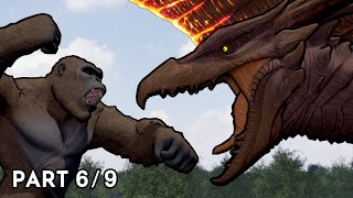 Rodan vs Kong 2017  Animation Part 69 [upl. by Mahseh]