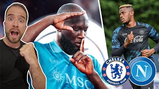 LUKAKU LEAVES CHELSEA TO JOIN NAPOLI IN €45M DONE DEAL  CHELSEA ITS TIME TO GET OSIMHEN [upl. by Rednaeel]