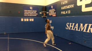 Detroit Catholic Central wrestling plays Wall Ball [upl. by Veal]