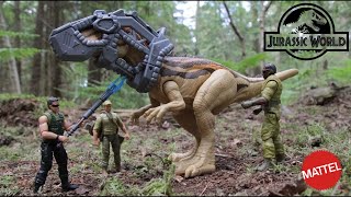 Carcharodontosaurus Jurassic World Dino Escape Mega Destroyers [upl. by Airamana]