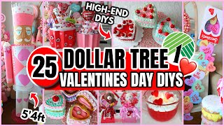 Dollar Tree VALENTINES DAY DIYS 2024 💕│DIYS that DONT LOOK CHEAP 125 HACKS for 2024 [upl. by Leiria]