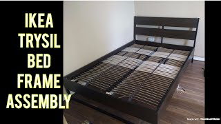 IKEA Trysil Bed Frame Assembly [upl. by Ynned]