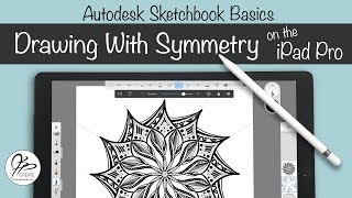 AutoDesk Sketchbook Drawing With Symmetry Tutorial [upl. by Bandur99]