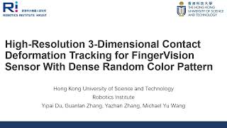 RAL with ICRA2021 High Resolution Visionbased Tactile Sensor [upl. by Snowman704]