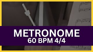 Metronome 60 BPM 44 [upl. by Ynahirb]