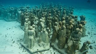 Cancun Underwater Museum Mexico [upl. by Ecile735]