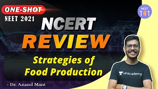 Strategies of Food Production  NCERT Review  NEET 2021  Dr Anand Mani [upl. by Maghutte]