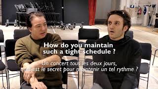 Backstage  Entretien avec Fazıl Say et Nicolas Altstaedt [upl. by Grishilda]