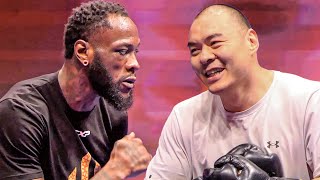 Deontay Wilder vs Zhilei Zhang • FULL PUBLIC WORKOUTS  Frank Warren amp Eddie Hearn  DAZN Boxing [upl. by Lebaron979]